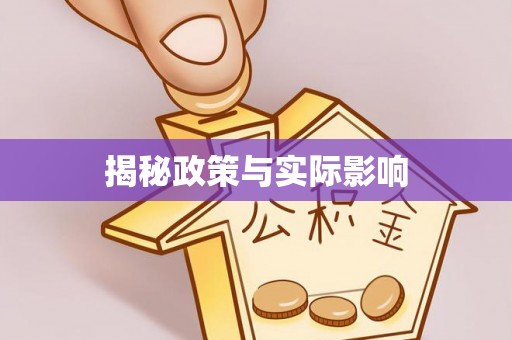 石嘴山揭秘政策与实际影响